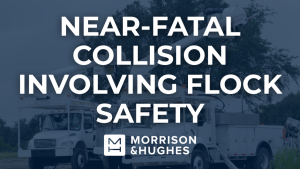Near-Fatal Collision Involving Flock Safety