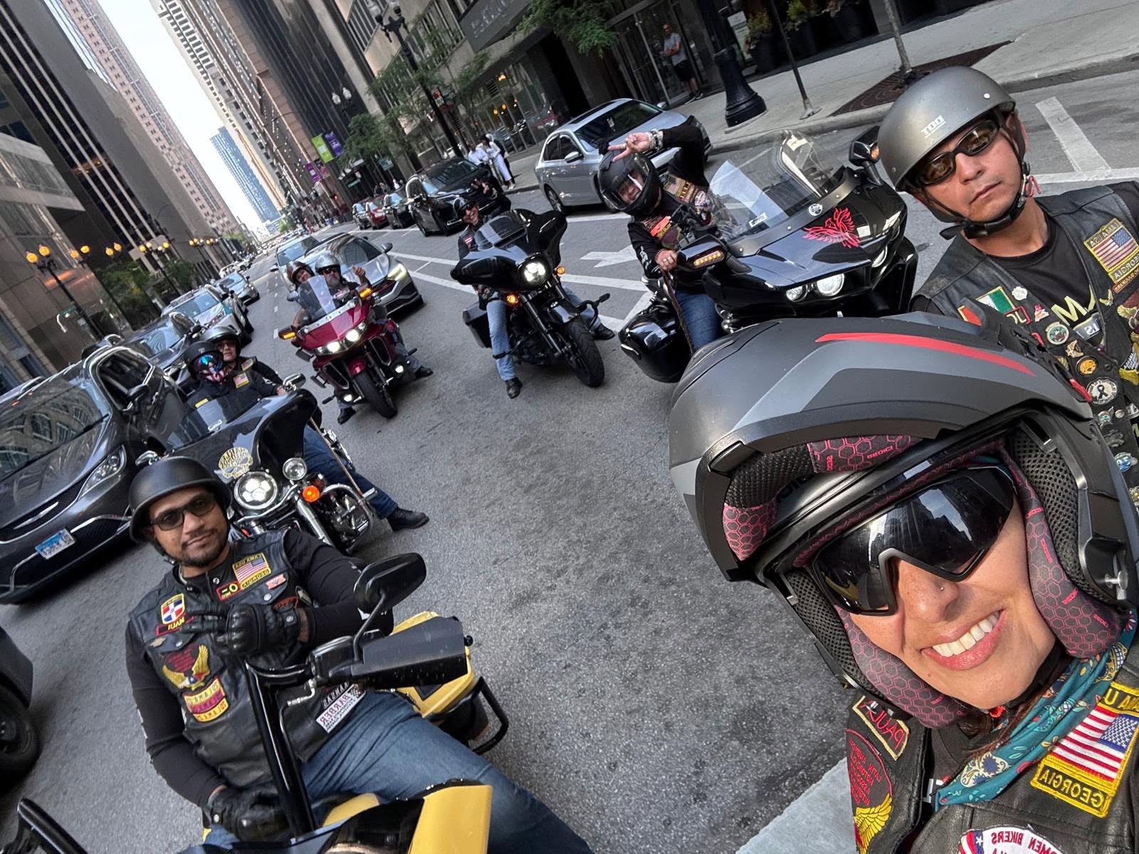L.A.M.A. Atlanta members on a group ride