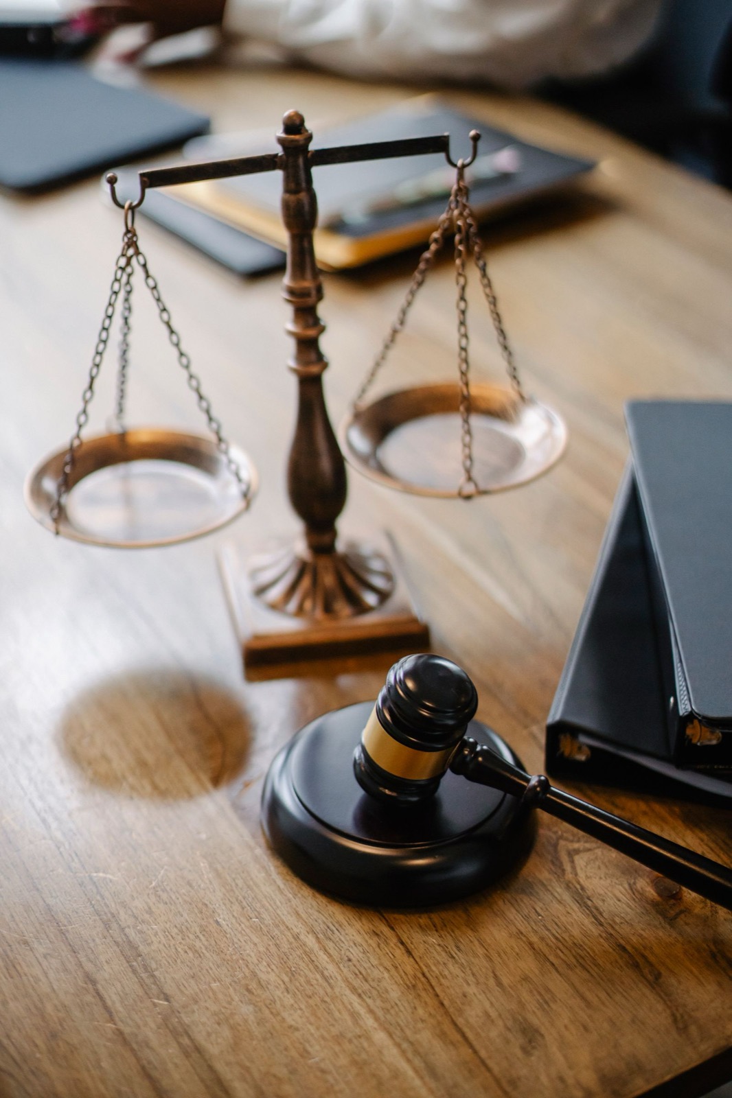 Criminal defense attorney preparing a violent-crime case file in a Georgia law office