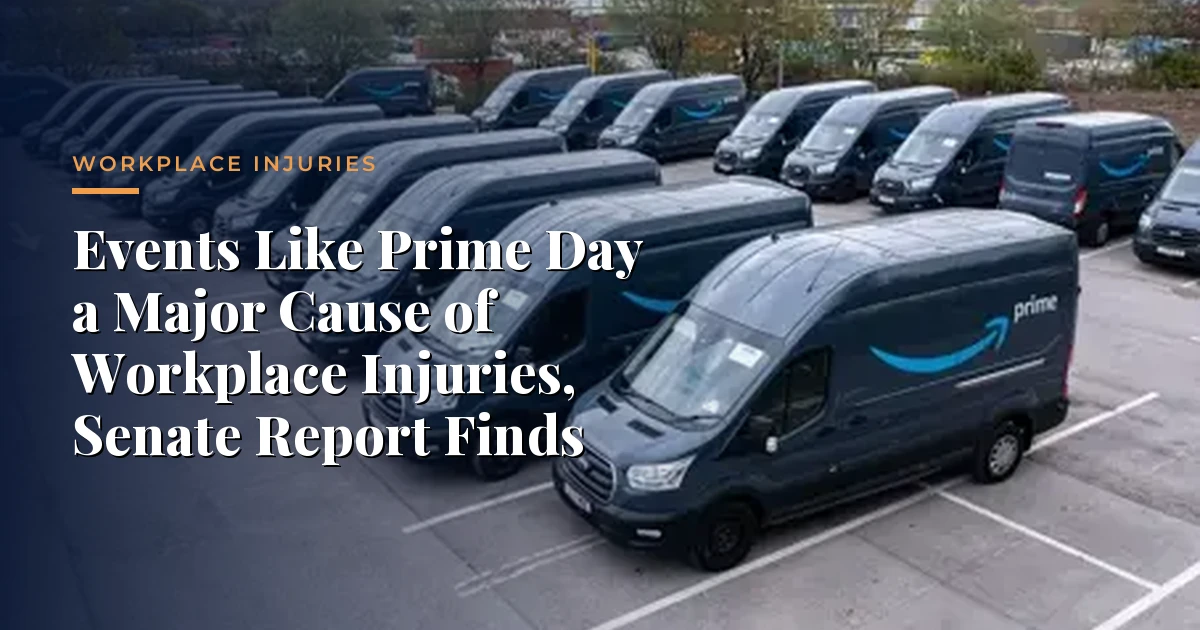 Eventos Como el Prime Day Son una de las Principales Causas de Lesiones Laborales &mdash; Lesiones Laborales, Morrison & Hughes