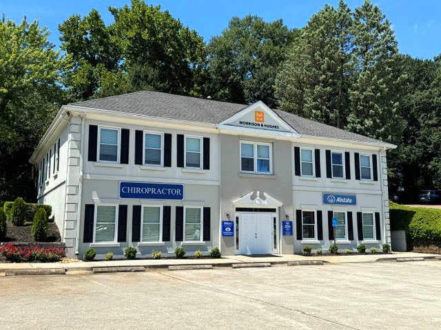 Front of the Morrison & Hughes Marietta office building on Austell Road SW